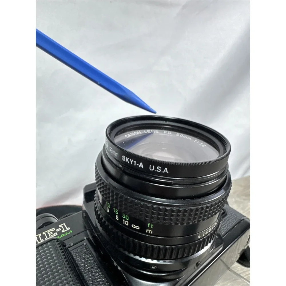 Canon AE-1 PROGRAM  BLack 35mm SLR Film Camera New FD 50mm f/1.4 Japan